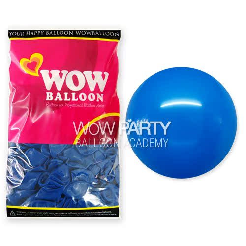 12´ç30cm ±ê×¼ÉîÀ¶É« º«¹úWOW½ø¿ÚÕýÆ·¼ÓºñÔ²ÐÎ ÐÇÐÇÆøÇò