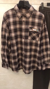 剪吊牌 正品 柚丁洋气复古格子衬衫