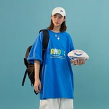 抖音直播200克港風(fēng)男女中性短袖T恤休閑體恤T18-P25控38，女裝T恤，電商B327