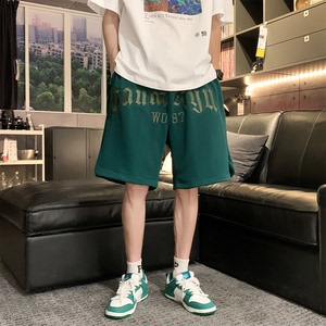 22夏天男士港风宽松休闲运动短裤篮球裤刺绣五分裤沙滩裤 DK29-P3图片