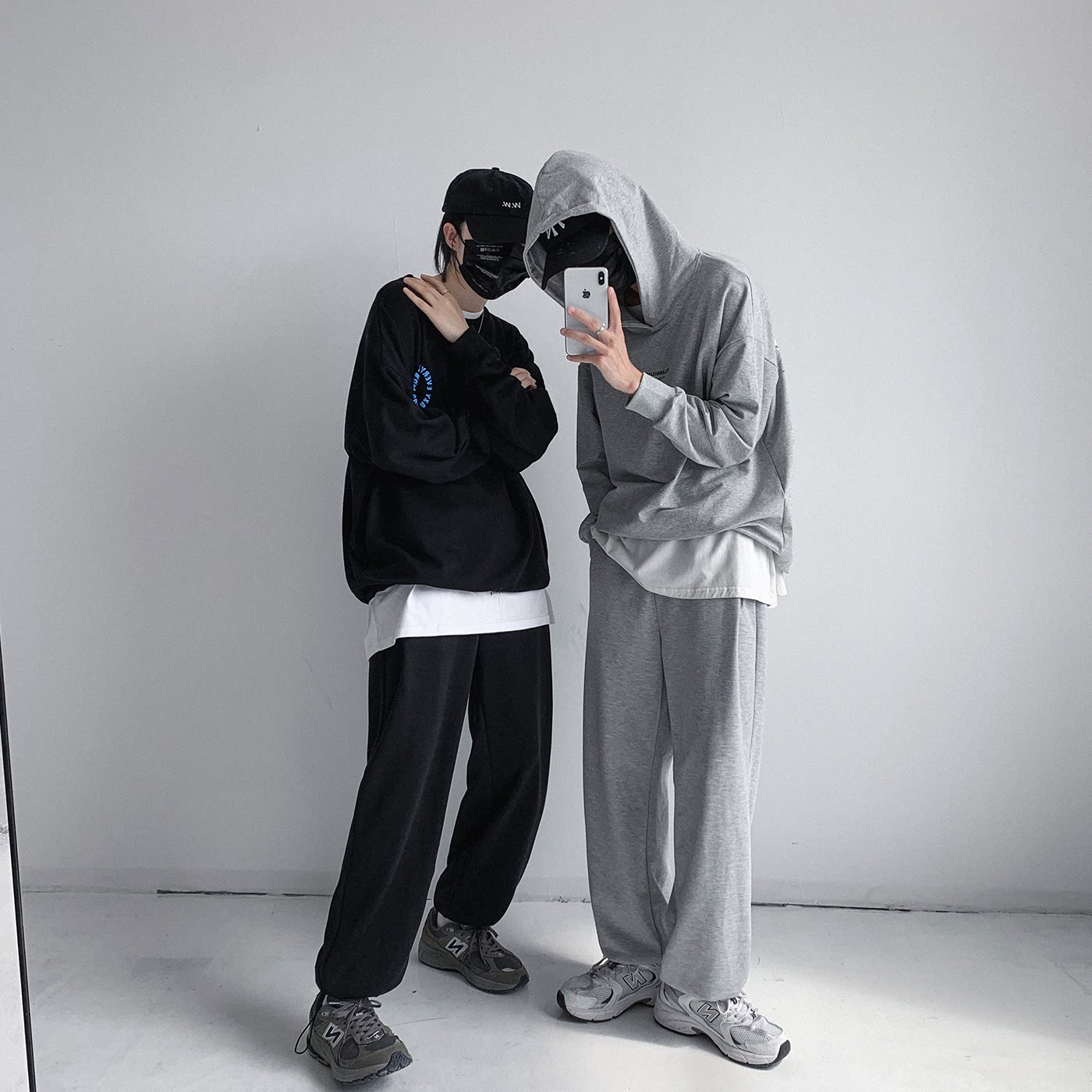秋装冲鸭！！！港风男女休闲运动裤百搭抽绳裤卫裤K20-P40,男装休闲裤,电商B327