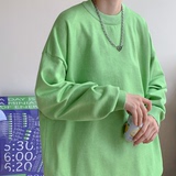 男女宽松圆领套头毛衣针织衫秋冬打底衫BKM01-特P35M-5XL，男装T恤，电商B327