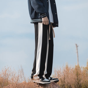 主推有扶持价格~K06-百分百聚酯纤维-S-5XL 宽松运动休闲裤卫裤图片