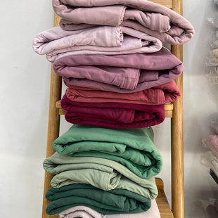 ins简约纯色全棉针织棉床单单件 混搭素色天竺棉被套床笠枕套单品