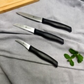 德国进口双立人Grip系列果蔬小刀套装 不锈钢雕刻刀水果刀切片刀