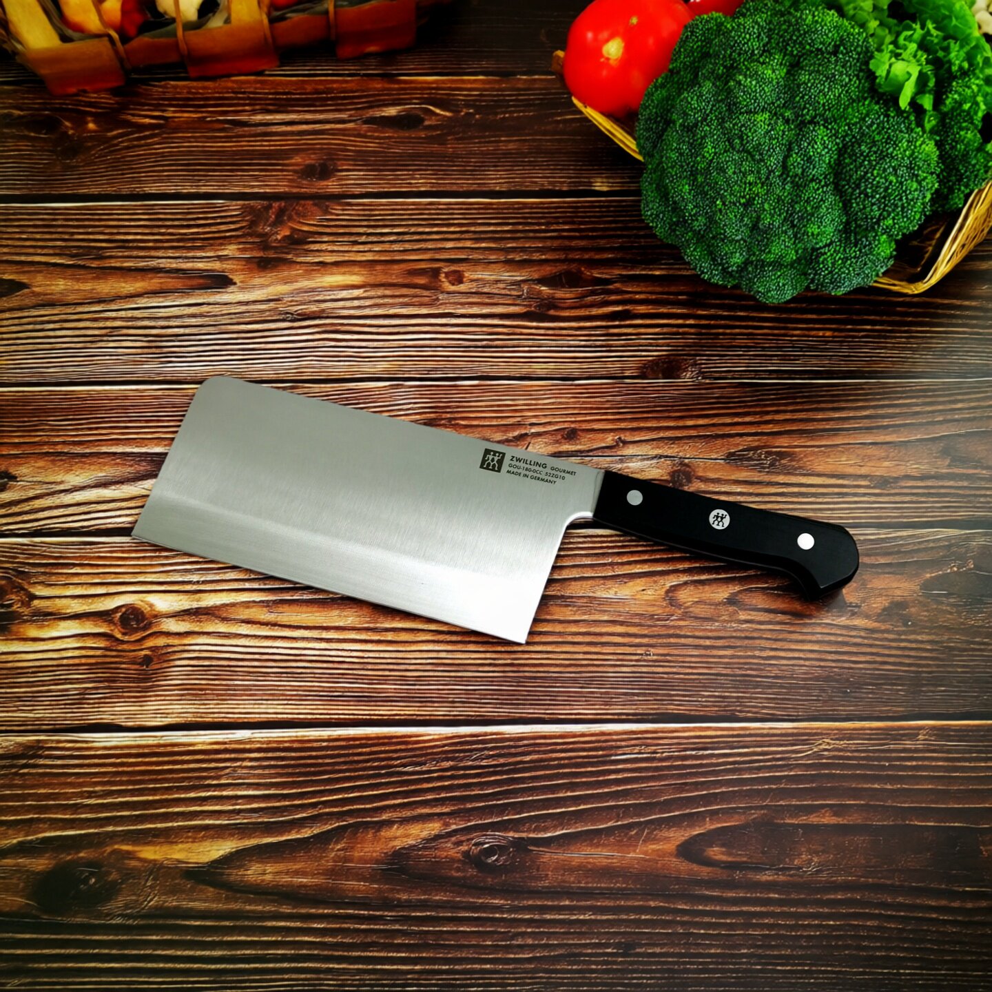 德国进口双立人Gourmet系列中片刀厨房菜刀切肉刀不锈钢中式刀具