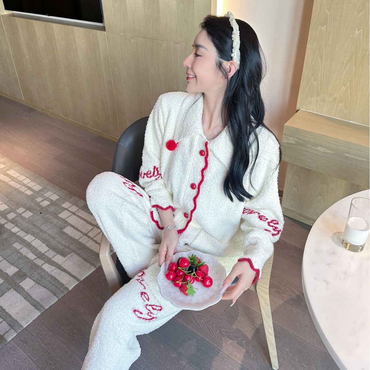 Yase【云朵棉花糖】圣诞款半边绒