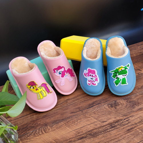 防水棉鞋儿童学生家用可爱冬