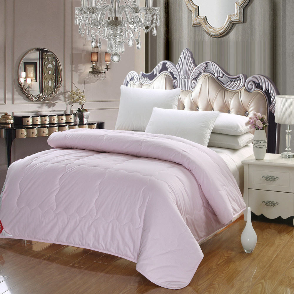 北京迎时家纺四季蚕丝被 单双人春秋蚕丝被 纯棉亲肤面料 包邮