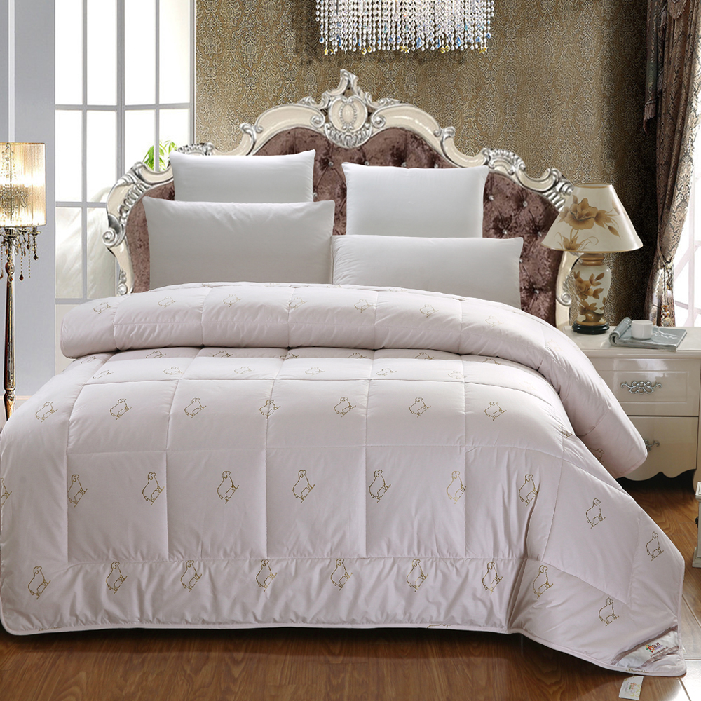 北京迎时家纺全棉澳州羊毛被纯棉面料100%羊毛被单双人冬季被包邮