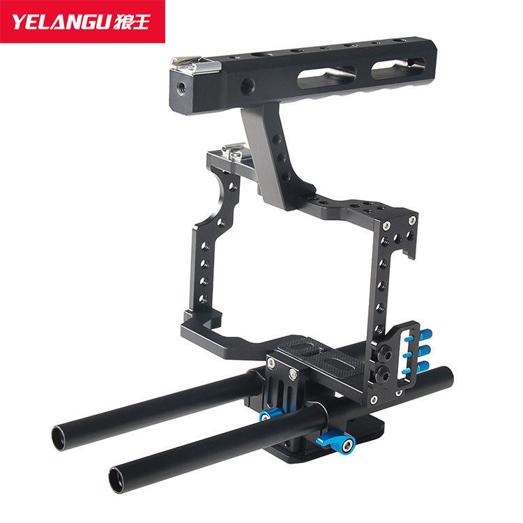 狼王单反摄影器材C5笼子 GH4 A7专用笼子护罩 微电影减震稳定器