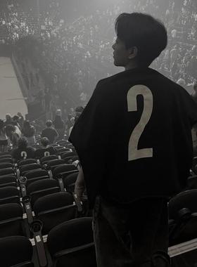 KANYE WEST VULTURES 2号短袖试听会YEEZY侃爷周边超级宽松坎肩