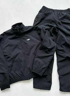 POPDADA 3B SPORTS合身版尼龙运动套装休闲运动长裤立领夹克外套