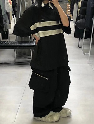 GRAILZ PROJECT G/R做脏泥染破坏做旧高街不规则POLO卫衣短袖衬衫