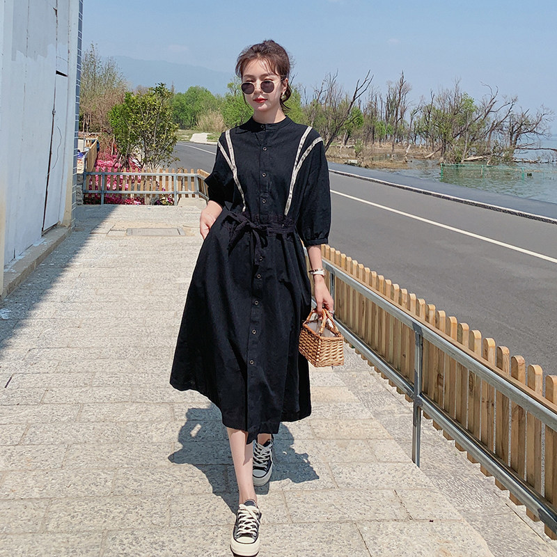 现货226-L61-P1152024夏季新连衣裙女168,女装连衣裙,惟卡贝娜
