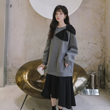 现货226-A25-P1152022秋季中长款卫衣女控价168，女装连衣裙，惟卡贝娜