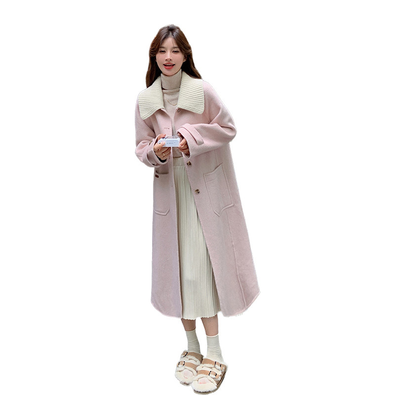 现货（单面呢）226-A568-P1952024冬韩版毛呢外套控298,女装毛呢外套,惟卡贝娜