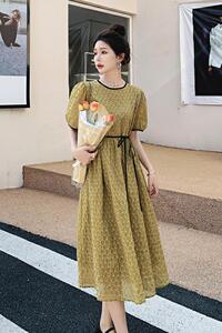 已出货226-A119-P120 2022夏季新款中长款连衣裙女 控价168图片