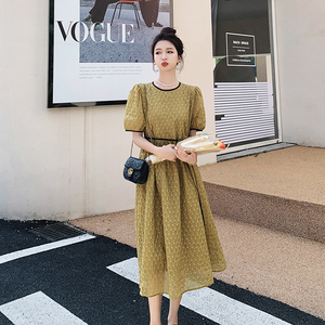 已出货226-A119-P120 2024夏季新款中长款连衣裙女 168图片
