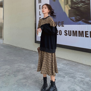 现货226-809-P1152022春季新款卫衣连衣裙女控价168