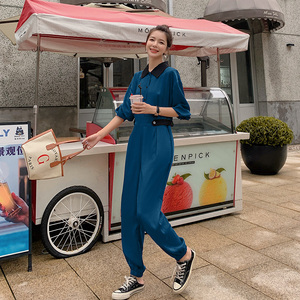 8月2号出货8511B- 979-P115 2021春秋季新款连体裤女 控价168图片