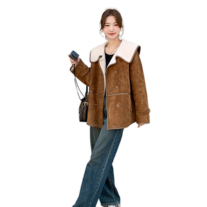 现货226-A559-P185   2024冬季新款皮毛一体外套女 278图片