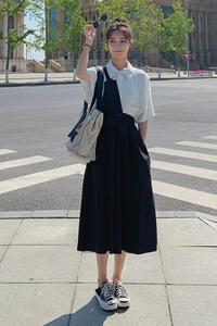现货226-L89-P1152022夏季新款上衣+吊带阔腿裤套装女控价168,韩国羽毛球穿搭女微胖图片