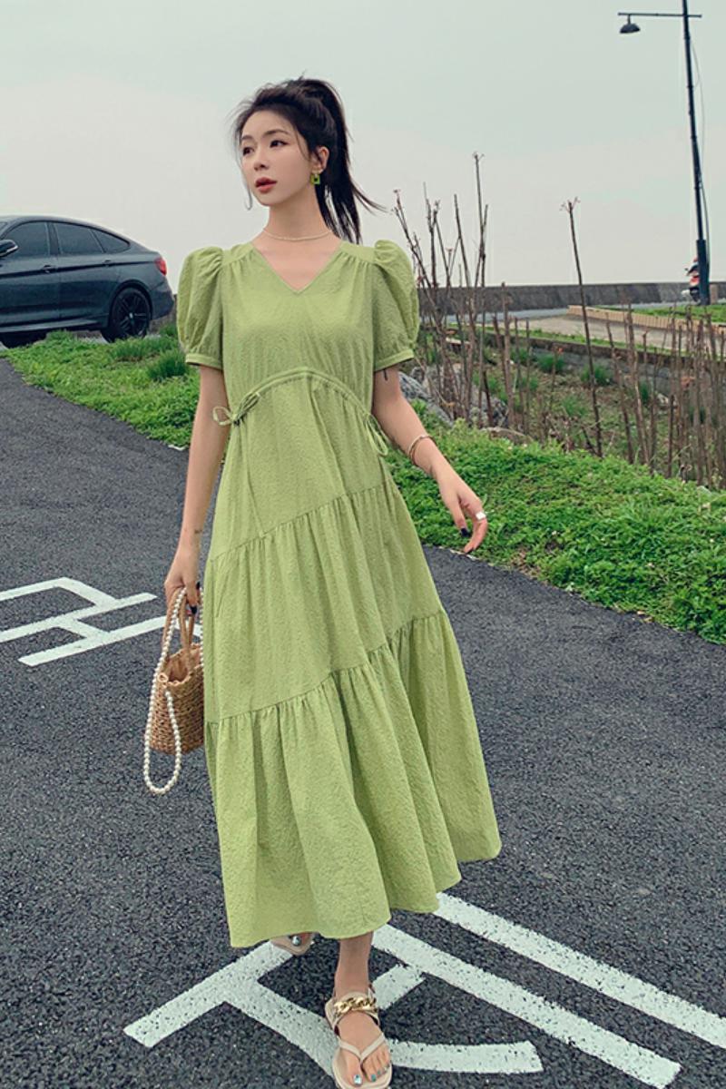 已出货226-A73-P1152024夏季新款中长款连衣裙女168,女装连衣裙,惟卡贝娜