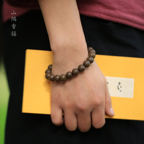 古龙涎香手串天然安神助眠合香珠