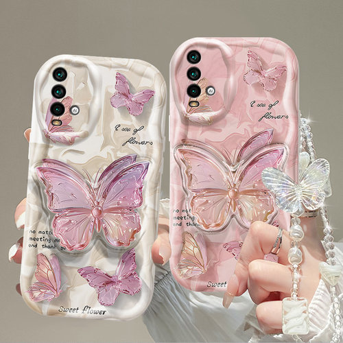 适用于红米Note9 4G手机壳高颜值女M2010J19SC超薄防摔新款保护套镜头全包硅胶软壳立体带支架网红ins风带手