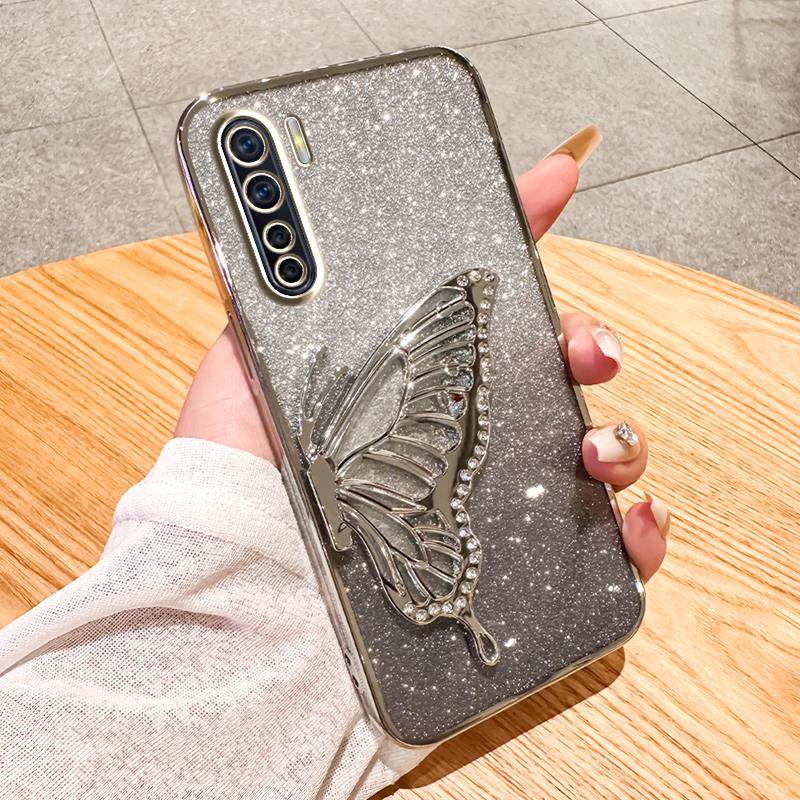 oppoA91手机壳全包防摔透明闪粉