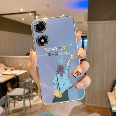 生活笑一笑oppoA2X硅胶手机壳女