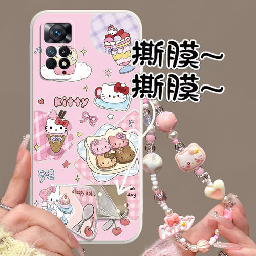 适用于红米Note11EPro手机壳2201116SC超薄防摔镜头全包硅胶软壳女新款保护套可爱卡通