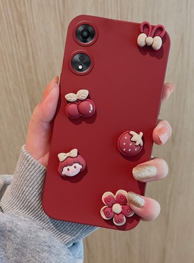 适用oppoA1pro手机壳a1pro红色新款oppo5G硅胶0pp0ppoA套PHQ110男opooa女opa全包opρoa防摔opρo软por外壳op