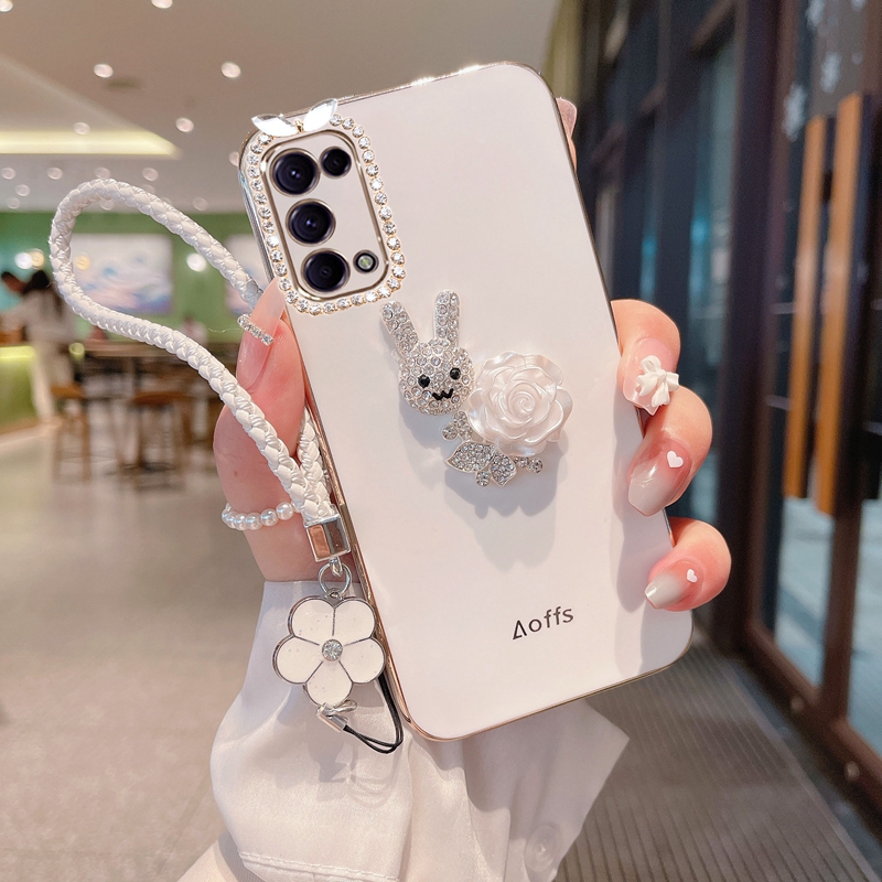 opporeno5K硅胶可爱超萌手机壳