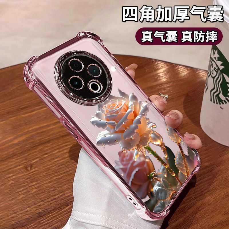 适用VivoY500手机壳透明四角防摔