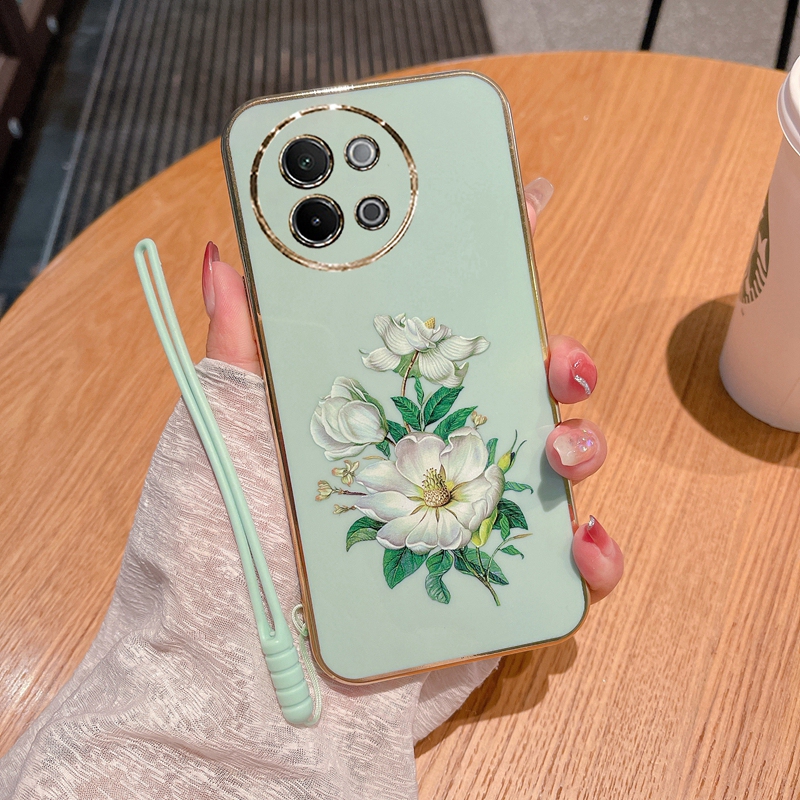 vivoS18e硅胶时尚茉莉花手机壳