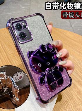 适用opporeno7se手机壳Reno7es保护壳5G硅胶套镜头膜全包防摔PFCM00软壳0PP0reon7SE外壳女带支架opopRen07SE