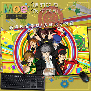 女神异闻录P4G 鸣上悠 天城雪子 动漫游戏周边 鼠标垫键盘垫桌垫
