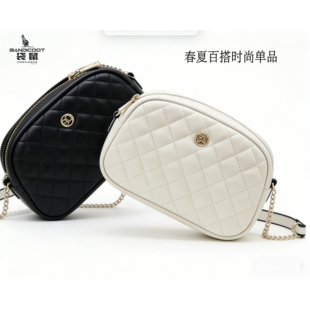 袋鼠女包斜挎包菱格链条包小香风商场同款 2026夏天百搭包手机包