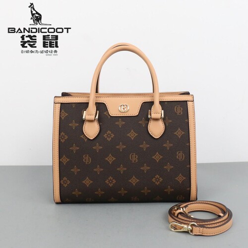 袋鼠手提单肩斜挎包质感超火