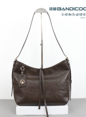 袋鼠BANDICOOT 新款腋下包hobo包单肩包复古轻奢大容量2025年新款