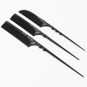 化妆师 日本月牙梳 造型 领袖 尖尾梳子弧线挑梳 化妆盘发打毛梳子