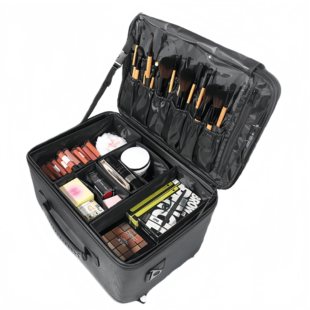 加高化妆师专用隔板化妆包超大号可背双层跟妆包化妆箱剧组现场包