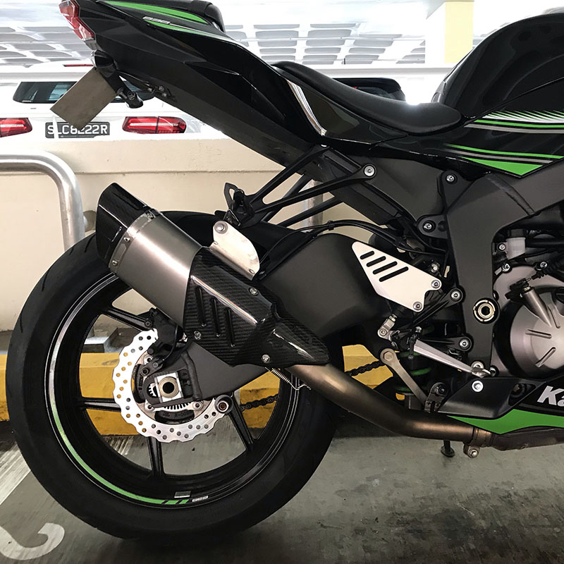 摩托车改装R3 R6 CBR300S MAX155黄龙600 K10斜四角斜三角排气管