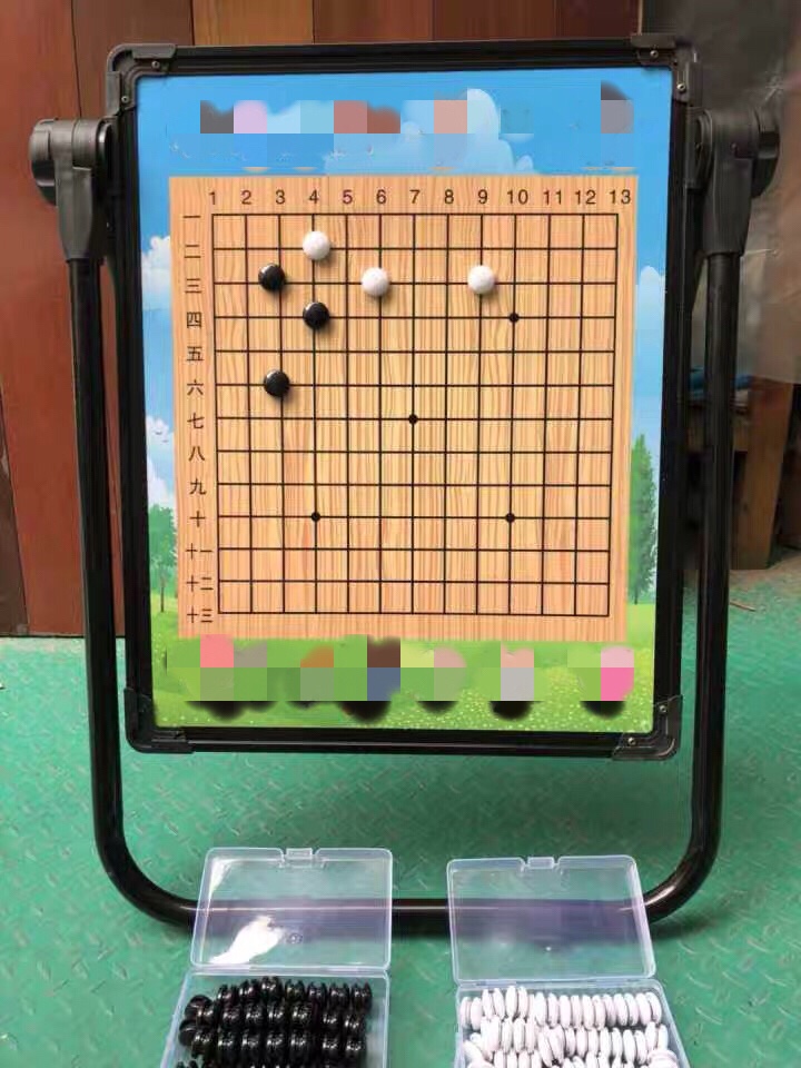 卡通围棋磁性教学地推棋盘招生9