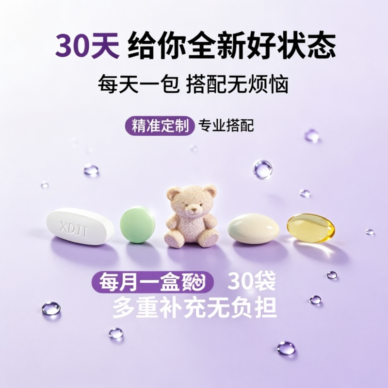 40岁+女性每日保健营养包性膳食补充剂复合维生素矿物质随身包