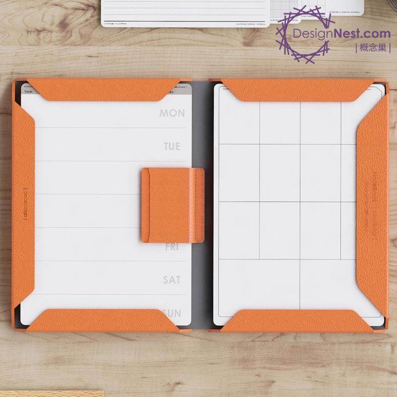 notebook modular活页笔记本 创意会议设计手稿通用a4磁吸书面套