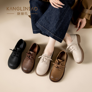 真牛皮软底妈妈运动休闲鞋女款新款中老年舒适不累脚女鞋子春秋款