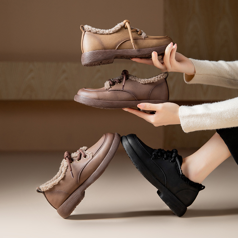 妈妈棉鞋女冬季加绒加厚保暖
